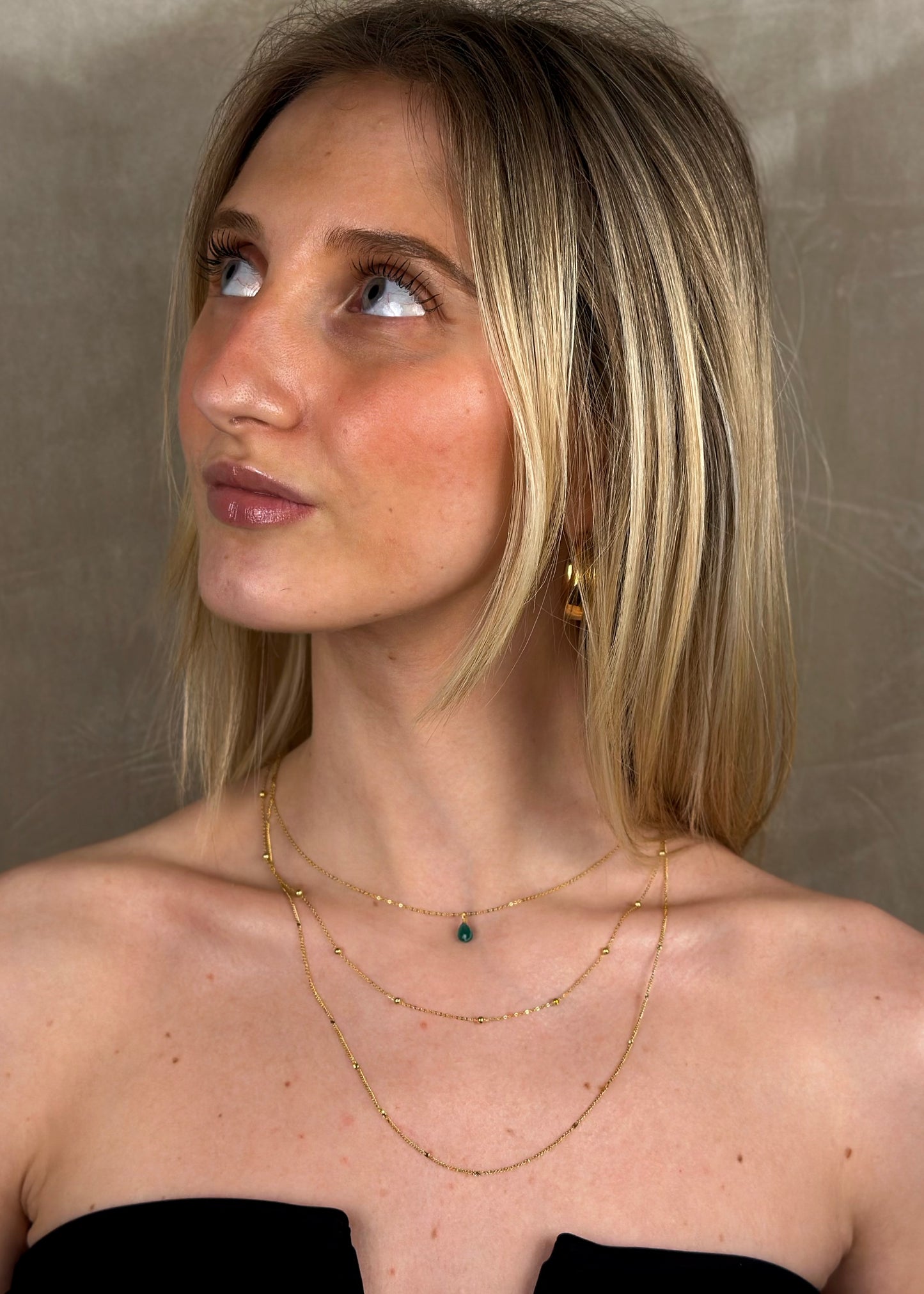 Collier triple Velours