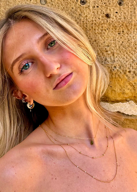 Collier triple Velours