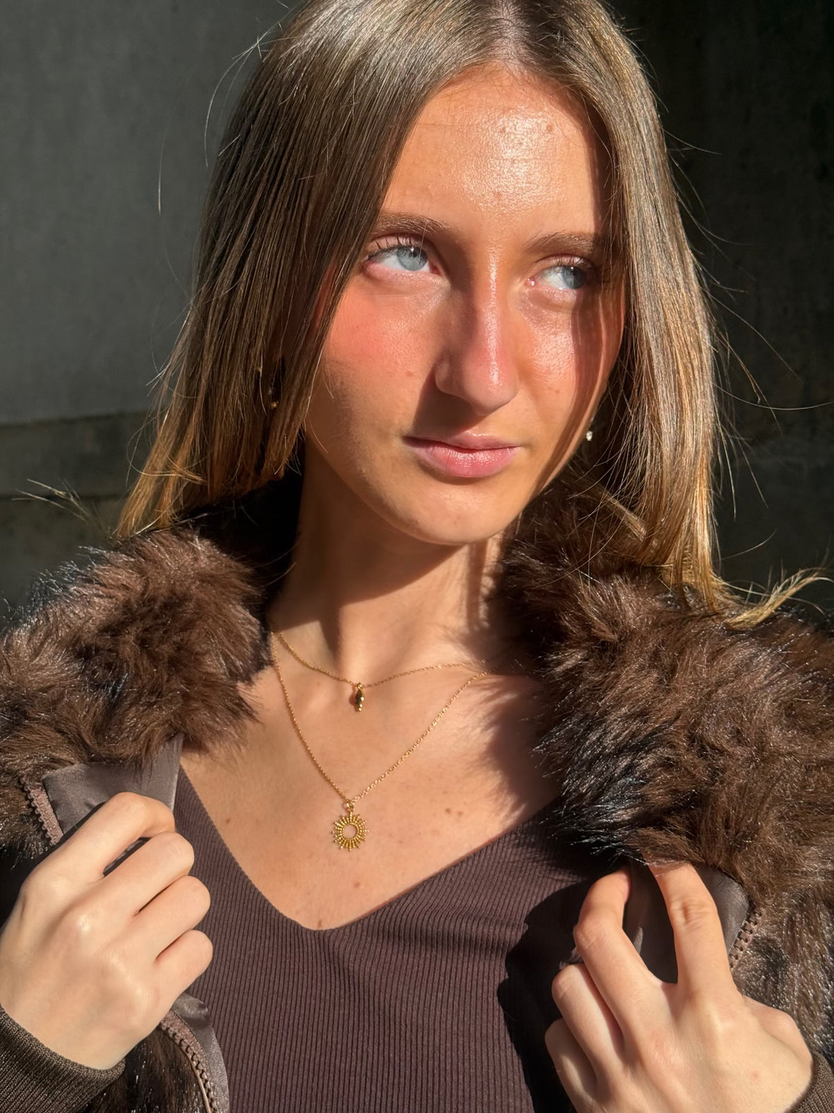 Collier double Anelya
