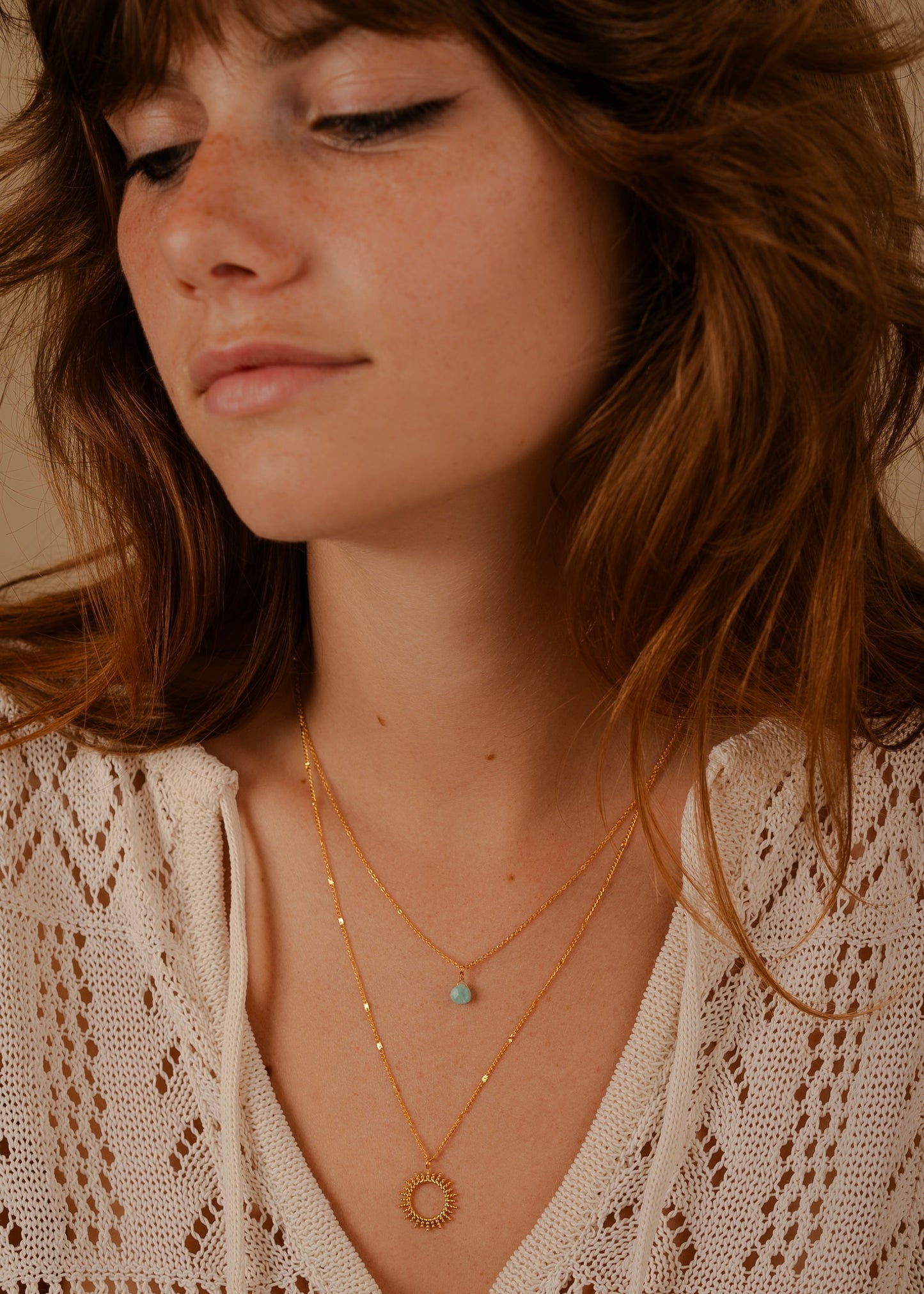 Collier double Anelya