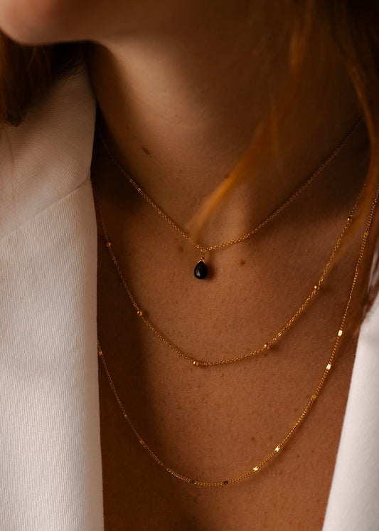 Collier triple Velours